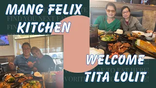 Part 1- Lunch date with family | Welcoming Tita Lolit | Mang Felix Kitchen | Bisayang Ilocana