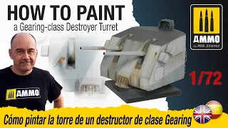 How To Paint a Gearing-class Destroyer Turret/Cómo pintar la torre de un destructor clase Grearing