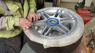 How to Paint Wheels Two Tone