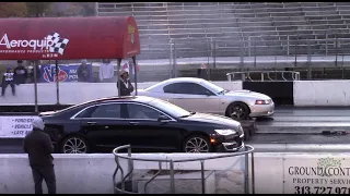 Lincoln MKZ vs Camaro SS, SRT Durango, Cadillac CTS-V, Mustang & More 1/4 Mile Drag Races