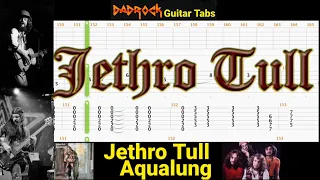 Aqualung - Jethro Tull - Guitar + Bass TABS Lesson
