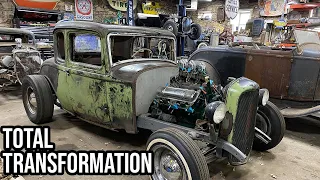 Insane Paint Transformation - 1932 Ford Primer Removal