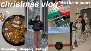 'TIS THE SEASON *christmas vlog* decorating + shopping + baking (pinterest inspired) 🎄🎅🏼