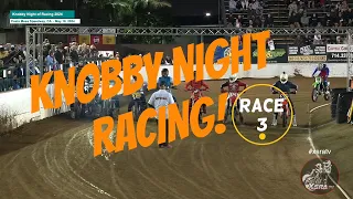 3 FULL Knobby Night Races at Costa Mesa Speedway #dirtbike #racing #motorcycle