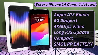 SETARA iPhone BELASAN JUTA TAPI CUMA 4 JUTAAN! | iPhone SE 2022 Unboxing & Rambling Review Di 2024!