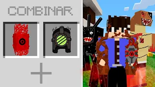 CRIEI A FUSÃO CARNITRIX + BLOODTRIX para DERROTAR TODOS NO BEN10 MINECRAFT...