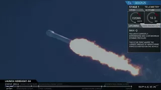 Blastoff! SpaceX Launches Koreasat-5A Communications Satellite