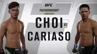 UFC Doo Ho Choi VS Chris Cariaso Confrontation with the strong Filipino-American!