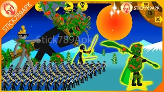 FINAL BOSS LEAF X9999 XIPHOS, HERO LEAF VS FINAL BOSS ICE GIANT | Stick War Legacy Mod | Stick789Apk