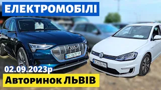 ЕЛЕКТРОМОБІЛІ та ГІБРИДИ на Львівському авторинку /// 2 вересня 2023р.