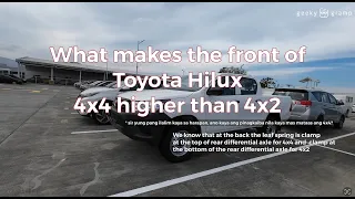 A Look at Toyota Hilux 4x4 and 4x2 Front Suspension