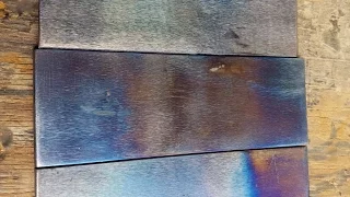 How to Temper Colours in Steel?