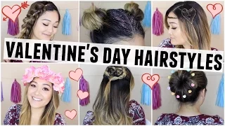 VALENTINE'S DAY HAIRSTYLES 💕 | JaaackJack