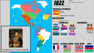 Latin American independence war Every Year (1810-1830)