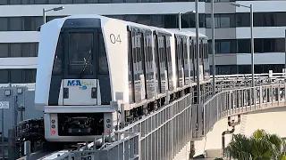 MIA Mover. Automated train. Miami, Florida