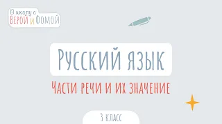 Части речи и их значение. Русский язык (аудио). В школу с Верой и Фомой