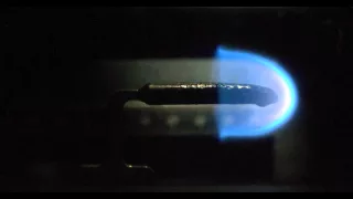 Fire in a Space Station experiment in decreasing airflow