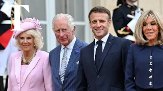 Charles and Camilla attend state dinner at the Palace of Versailles