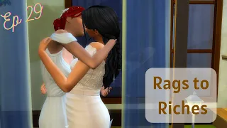 BACKYARD WEDDING | Sims 4 Rags to Riches EP 29