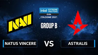 CS:GO - Natus Vincere vs. Astralis [Ancient] Map 1 - IEM Cologne 2021 - Group B