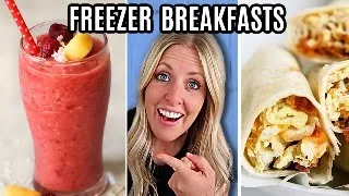 Easy Breakfast Freezer Meals from Six Sisters Stuff