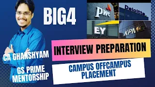 Big4 India global interview preparationI EY KPMG Deloitte PWC BDO  Interview Questions GSPrime
