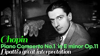 Chopin Piano Concerto No.1 in E minor op.11. Dinu Lipatti's great interpretation.