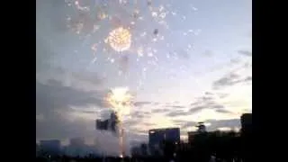 9th of May. "The Victory Day" fireworks Ekaterinburg. Russia