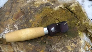 How to make a cover for you mora spoon knife.