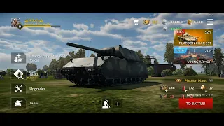 War Thunder mobile | Maus platoon gameplay (Maus+Turm III)