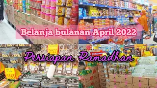 Belanja Bulanan April 2022 Persiapan Menyambut Ramadhan✨Grocerry shopping edisi Ramadhan