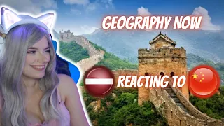 Latvian reacting to "Geography Now  China" | Gamer girl react