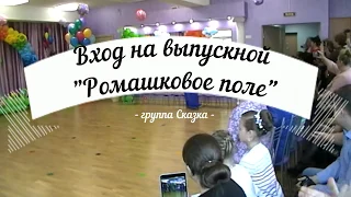 вход на выпускной Ромашковое поле