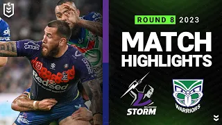 NRL 2023 | Storm v Warriors | Match Highlights