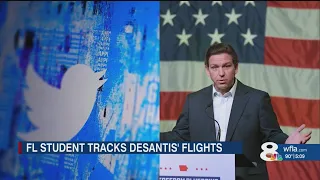 Florida student who tracked Elon Musk’s private jet is now monitoring jet used by Gov. DeSantis