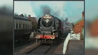 Duchess of Hamilton in steam on the Great Central Railway