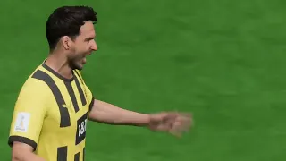 Jogando fifa 23 ganhando a supercopa da Alemanha