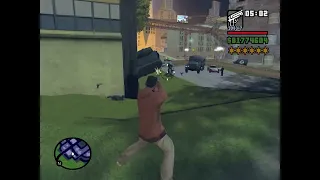 GTA Underground Epic 6 Stars Wanted Level Shootout + Escape