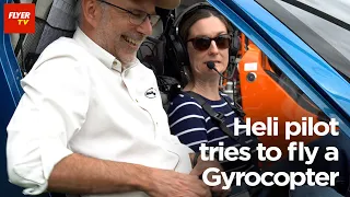 Heli pilot tries to fly a gyroplane