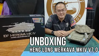 unboxing the latest Heng Long RC Tank, the IDF Merkava MK IV