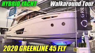 2020 Greenline 45 Fly Hybrid Yacht - Walkaround Tour - 2020 Boot Dusseldorf