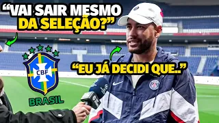 NEYMAR FAZ REVELAÇÃO SURPREENDENTE SOBRE FUTURO NA SELEÇÃO E SE VAI JOGAR A PRÓXIMA COPA DO MUNDO