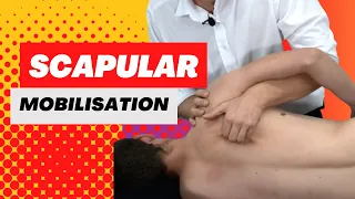 Scapular Mobilisation Joint Play Technique Demonstration Video