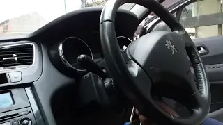 Peugeot 5008 steering wheel removal