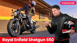 👉🏼 Royal Enfield 650 Shotgun 2024 / Presentación / Review en español / Primera prueba / motos.net