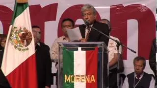 El objetivo de Morena es cambiar el ´régimen corrupto´: AMLO