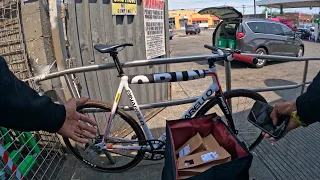 FIXED GEAR | BIKE CHECK + BIKE DELIVERIES ON MY PINARELLO TRACK BIKE