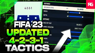 WHY these 4-2-3-1 are MUST USE in FIFA 23! (Best 4222 Custom Tactics/Instructions In FIFA 23!