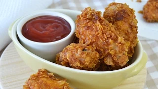 Crispy Fried Chicken Wings - How to Make Corn Flake-Crusted Chicken Wings