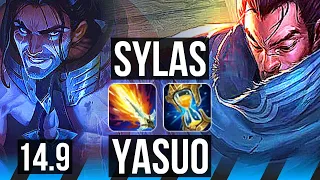 SYLAS vs YASUO (MID) | 7 solo kills, Legendary, 18/6/12, 42k DMG | TR Diamond | 14.9
